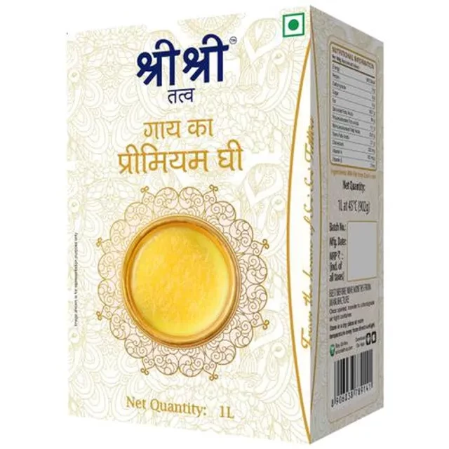 Sri Sri Tattva Premium Cow Ghee - For Better Digestion and Immunity, 1 L Ceka Pack-10.webp